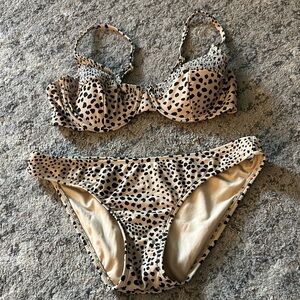 Leopard Print Bikini Set